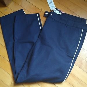 Tuxedo ankle pants solid